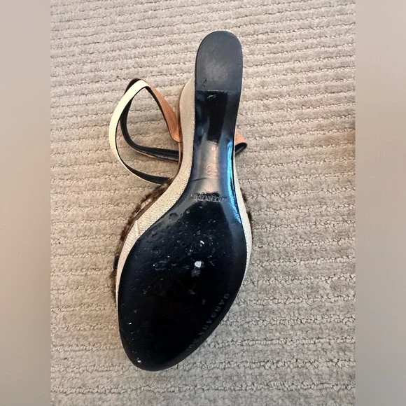 Barbara Bui Size 38 leopard canvas platform shoes - Picture 7 of 11